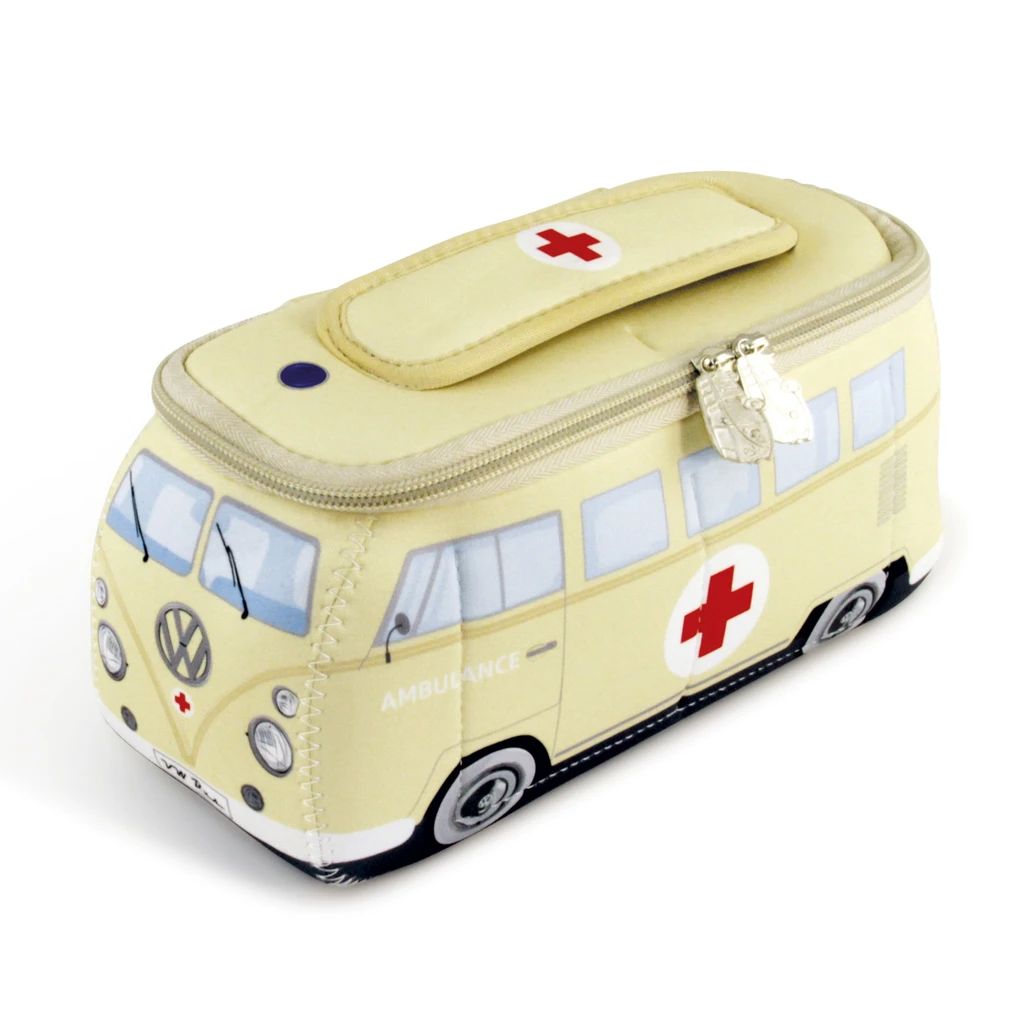 Volkswagen Bulli mala torbica od neoprena, motiv hitna pomoć / vozilo za spašavanje.

