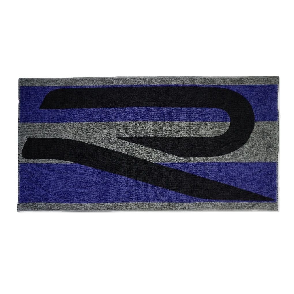 Volkswagen ručnik za plažu "R", plavo/crno/sivi
