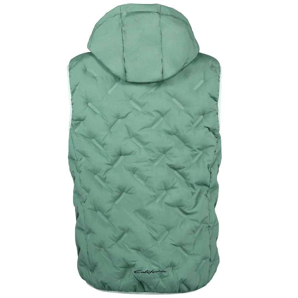 Muški Volkswagen California prsluk s kapuljačom, zelen.
