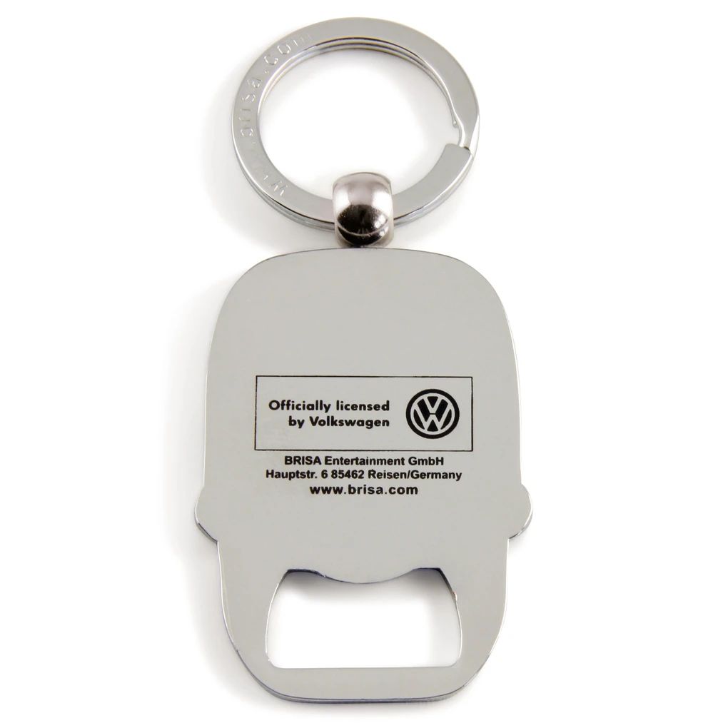 Volkswagen Bulli T1 privjesak za ključeve s otvaračem za boce, crveni
