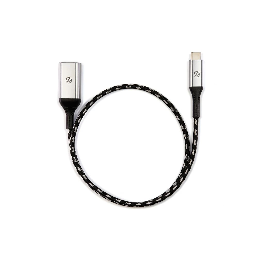 Volkswagen originalni priključni kabel USB-C na USB-A, premium, 50 cm

