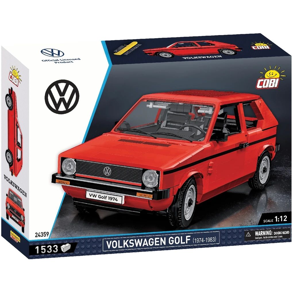 Volkswagen set za sastavljanje „Golf 1“, crveni
