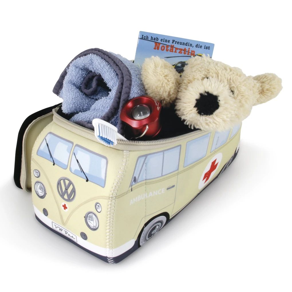 Volkswagen Bulli T1 univerzalna torba od neoprena, motiv hitna pomoć / vozilo za spašavanje.
