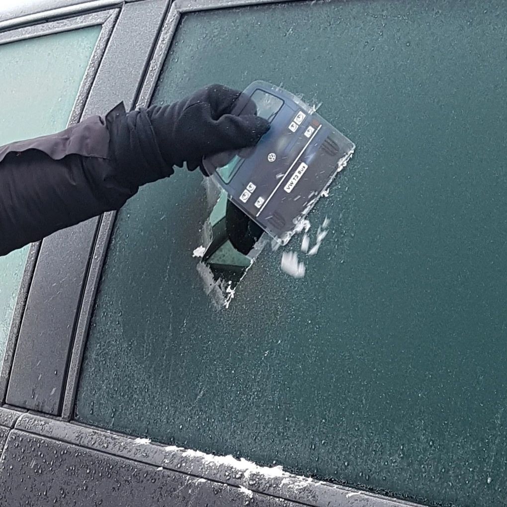 Volkswagen T3 strugač za led, plavi.
