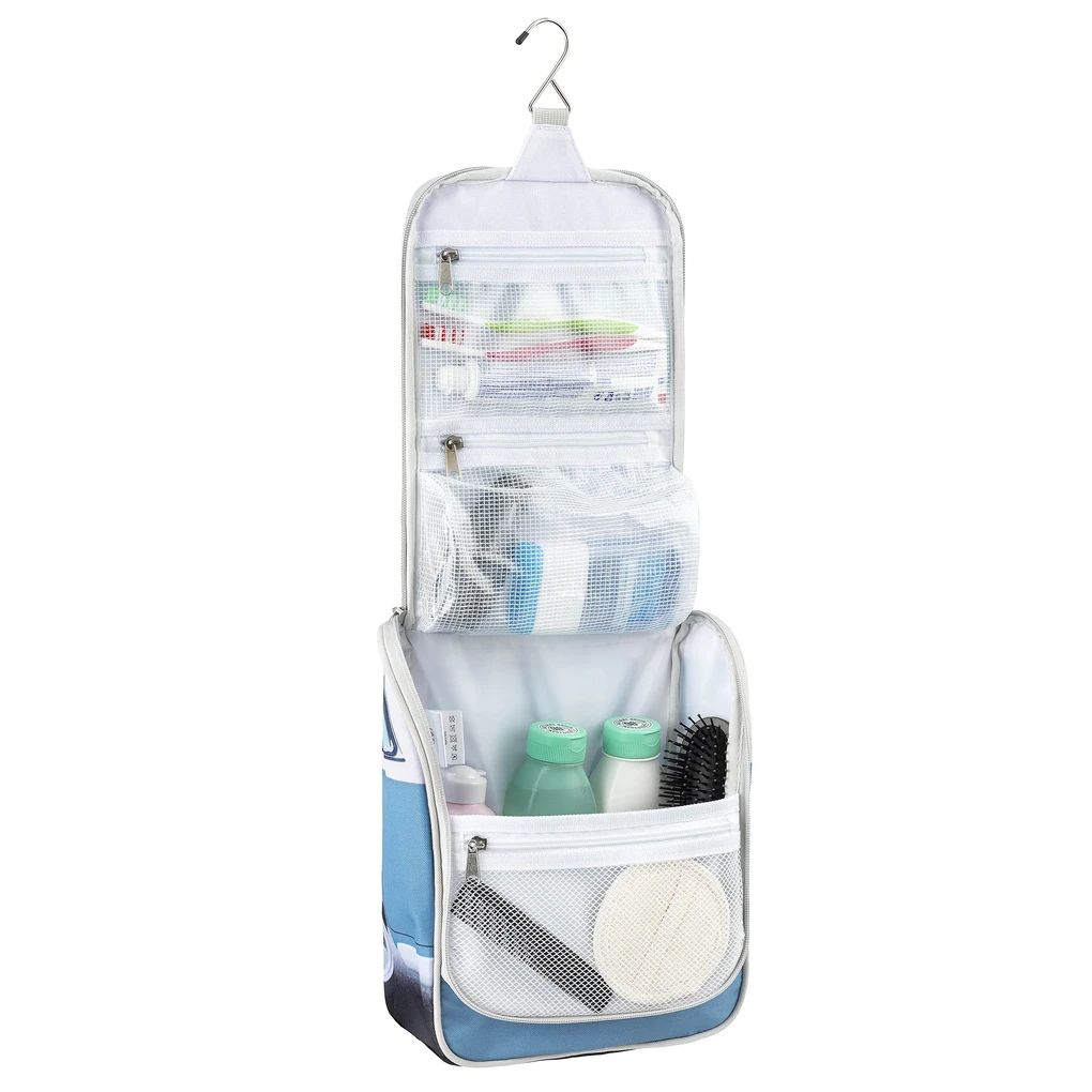 VW T1 Bulli Bus toaletna torbica za vješanje – plava.
