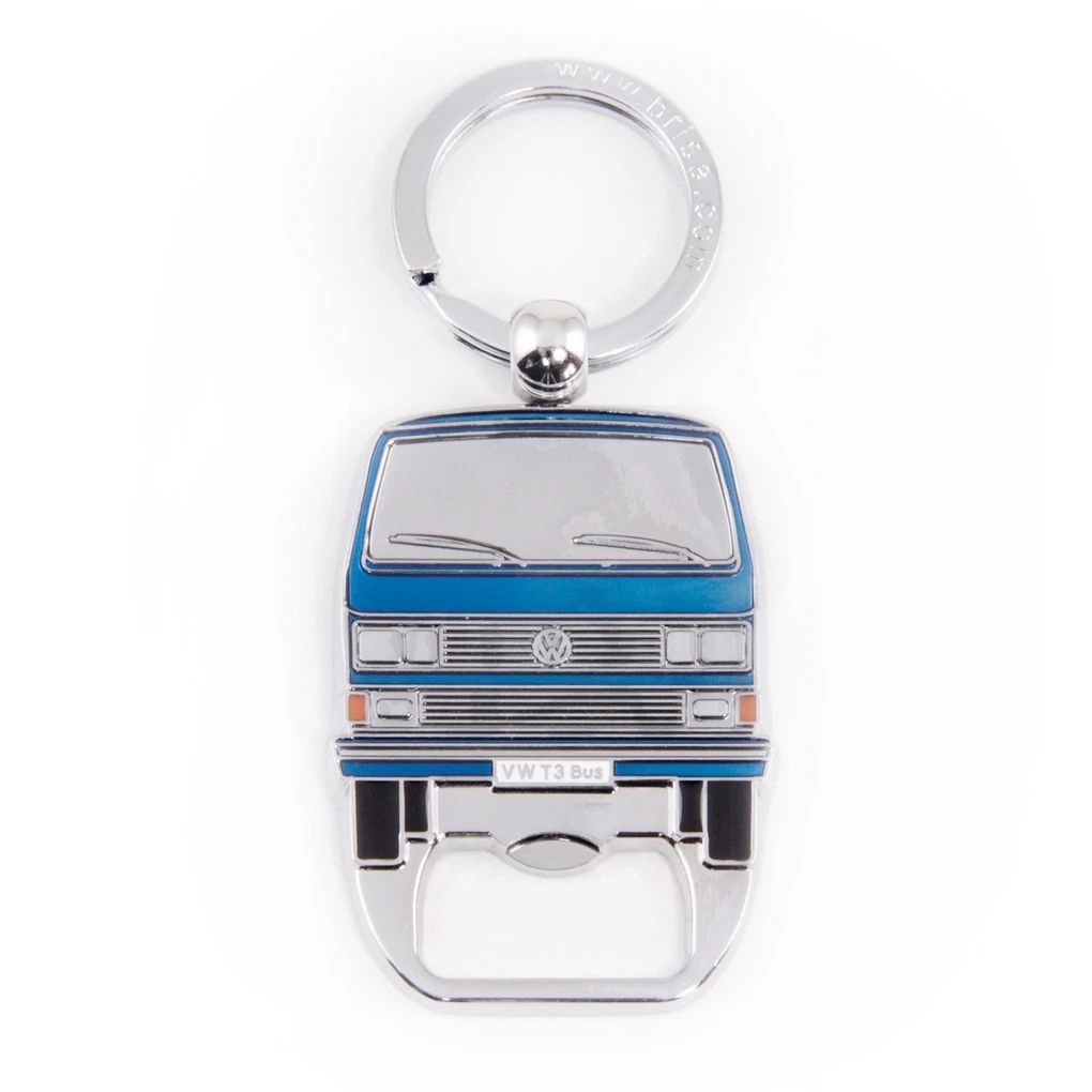 Volkswagen T3 privjesak za ključeve s otvaračem za boce, plava
