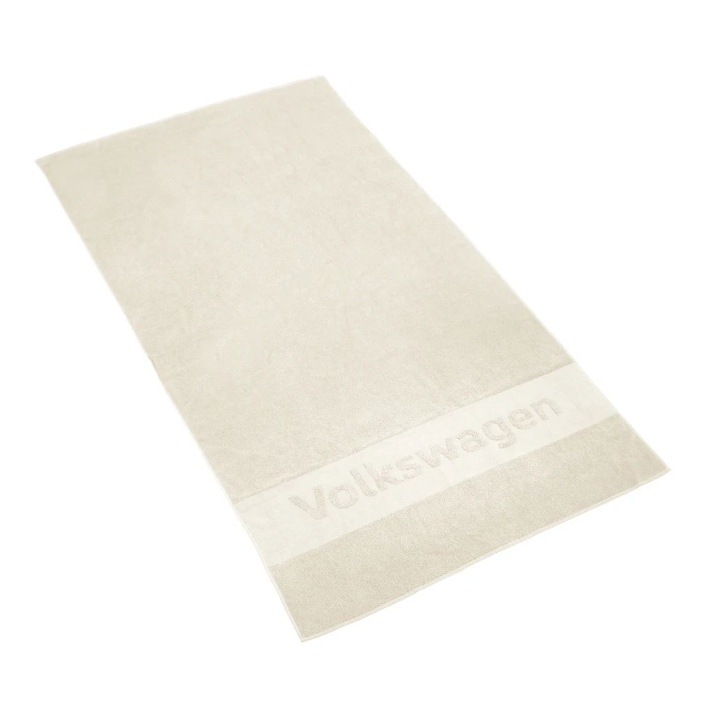 Volkswagen ručnik za plažu, boja offwhite (prljavo bijela).
