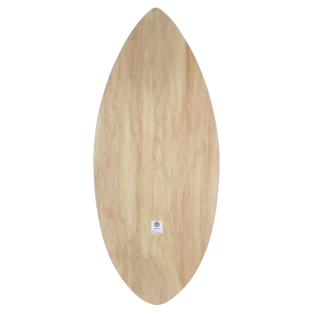 Volkswagen Bulli T1 daska za plivanje od punog drva 42", prednja strana crvena/prirodna

