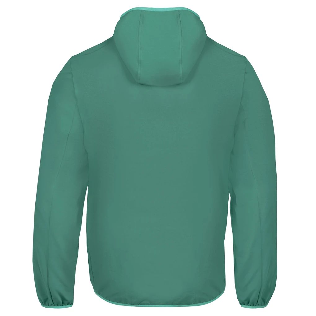 Muška Volkswagen California zelena rastezljiva jakna s kapuljačom.
