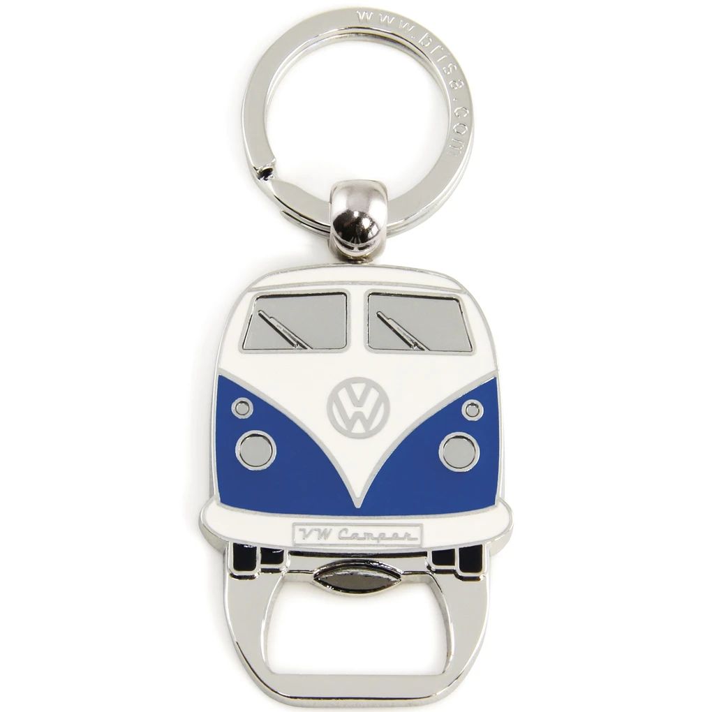 Volkswagen Bulli T1 privjesak za ključeve s otvaračem za boce, plavi
