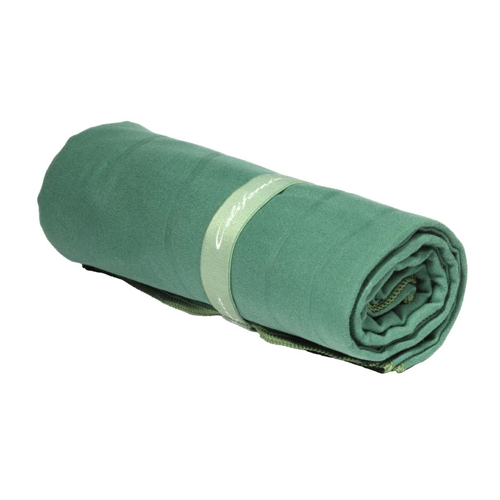 Volkswagen California putni ručnik za plažu Topo, 162 × 68 cm, zelene boje.
