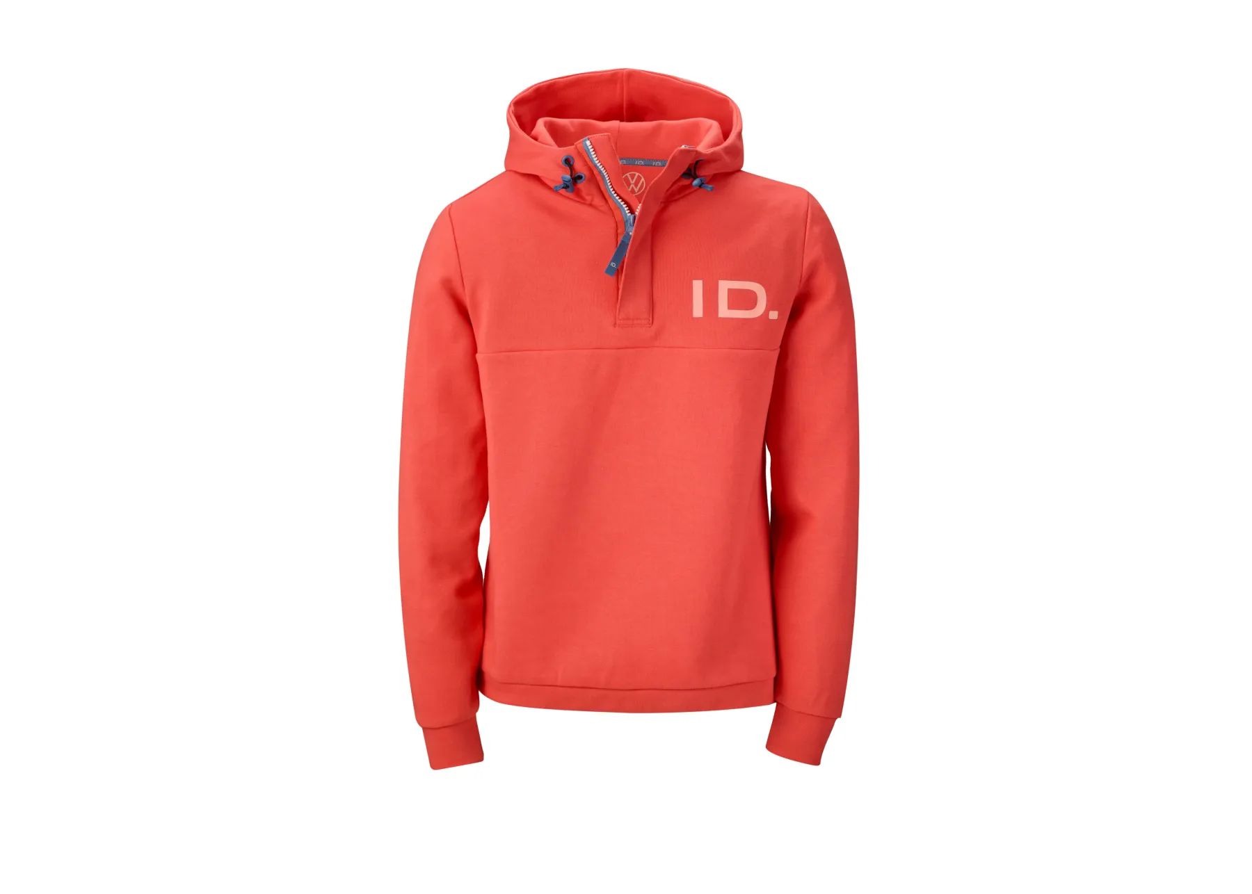Uniseks Volkswagen hoodie, koraljna boja.
