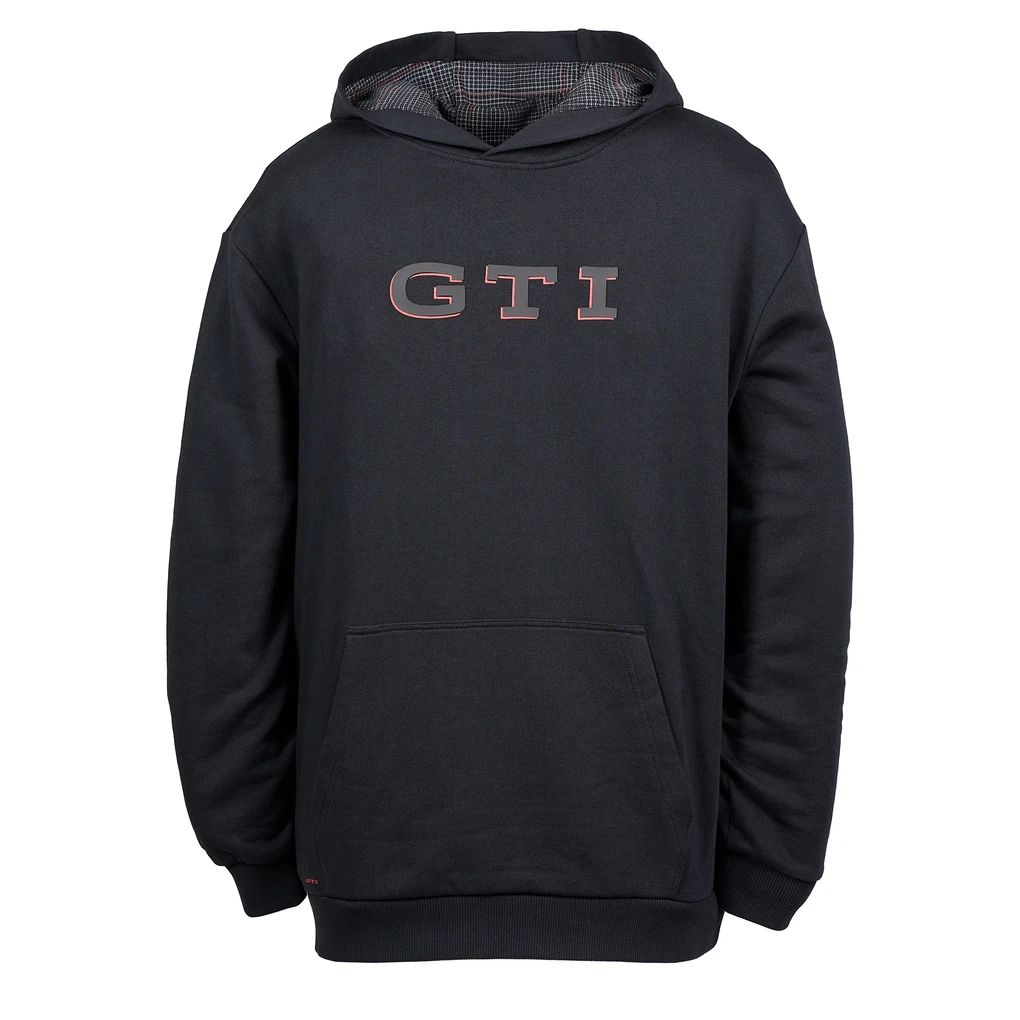 Uniseks Volkswagen GTI hoodie, crni.
