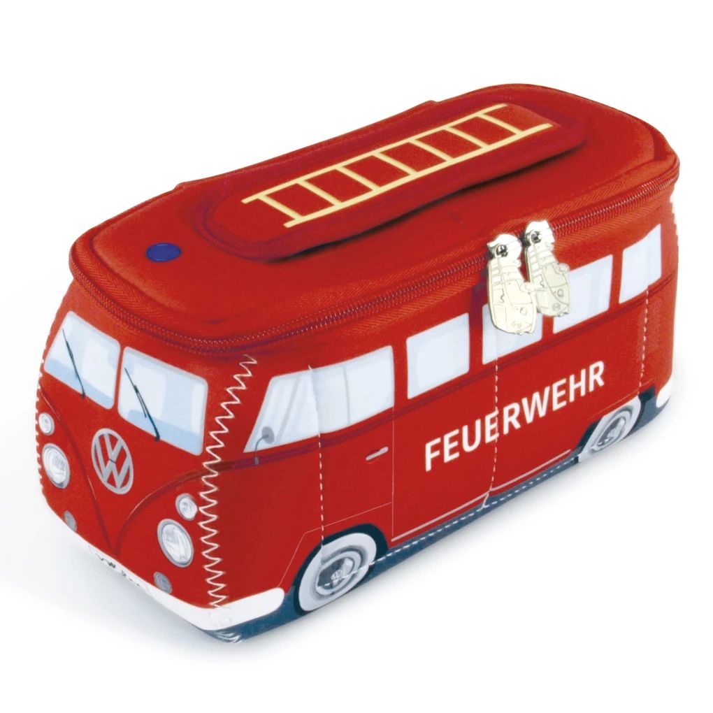 Volkswagen Bulli mala torbica od neoprena, motiv vatrogasno vozilo.
