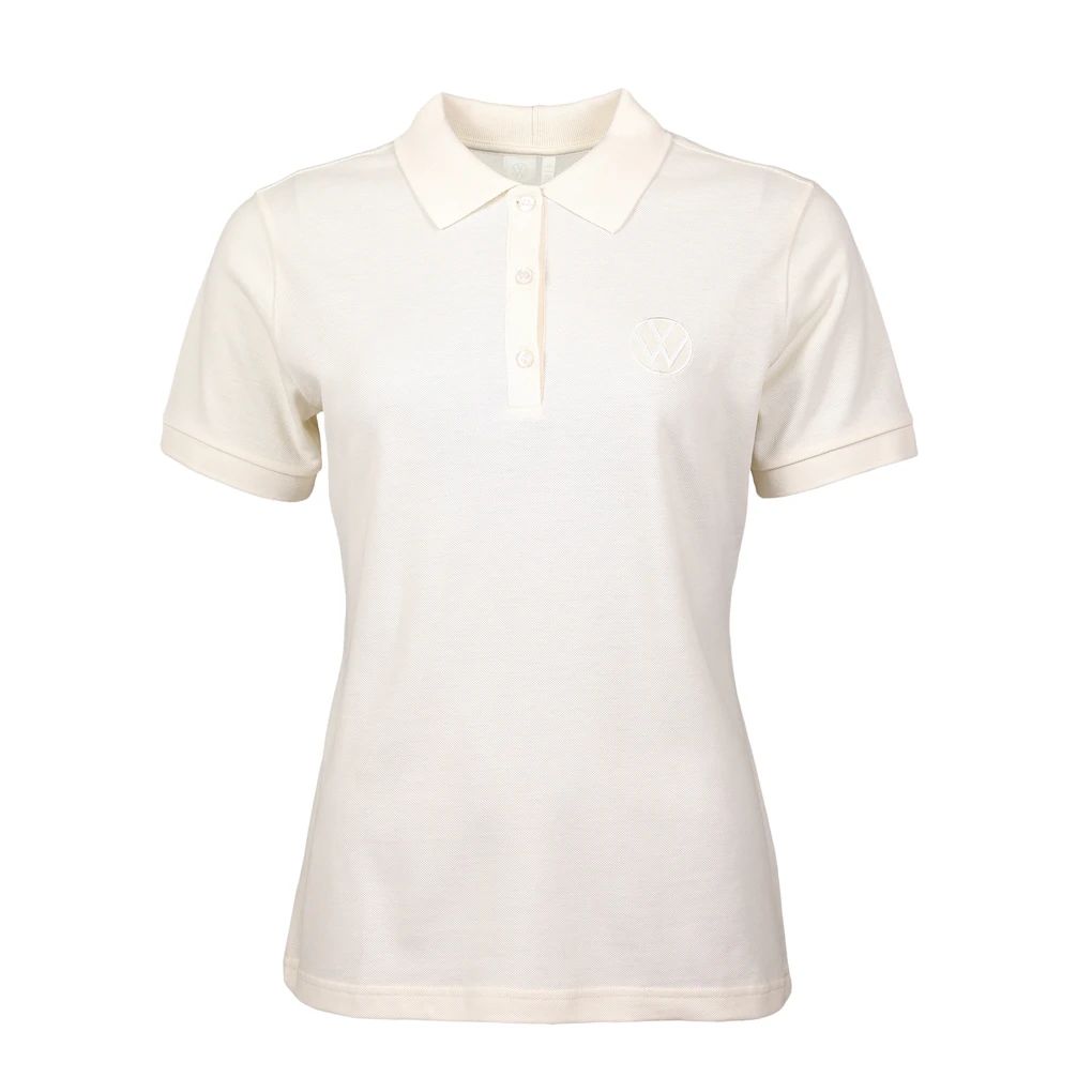 Volkswagen ženska polo majica s VW logom, bijela
